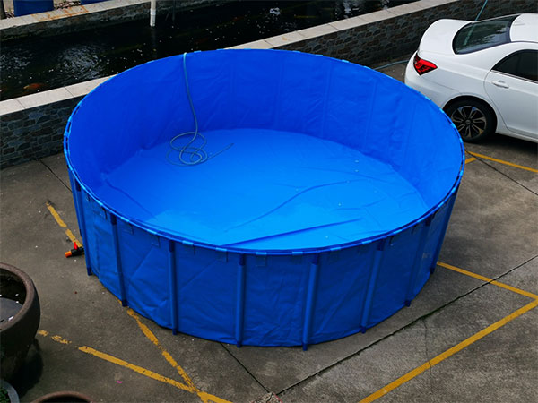 圓形支架水池