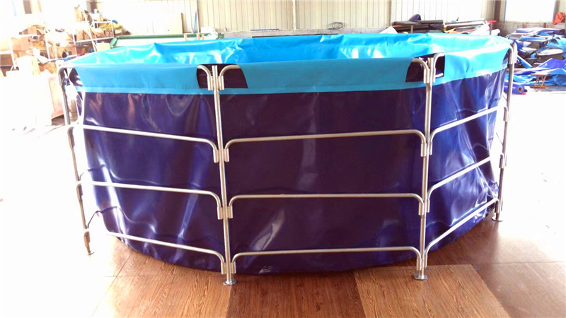 水產(chǎn)養(yǎng)殖圓形支架水箱蓄水池安裝視頻